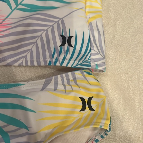 New w/o tags Girls Tankini Hurley size large - Picture 2 of 8